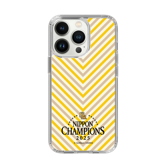 スリムプロテクションケース［ 福岡ソフトバンクホークス - NIPPON CHAMPIONS 2025 ロゴ - パターン ］