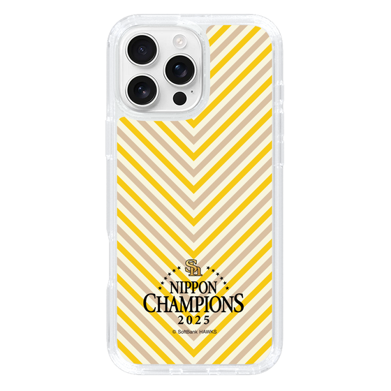 スリムプロテクションケース［ 福岡ソフトバンクホークス - NIPPON CHAMPIONS 2025 ロゴ - パターン ］