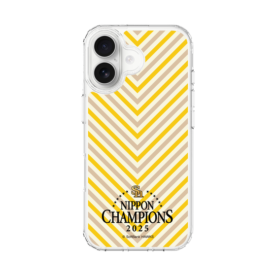 スリムプロテクションケース［ 福岡ソフトバンクホークス - NIPPON CHAMPIONS 2025 ロゴ - パターン ］