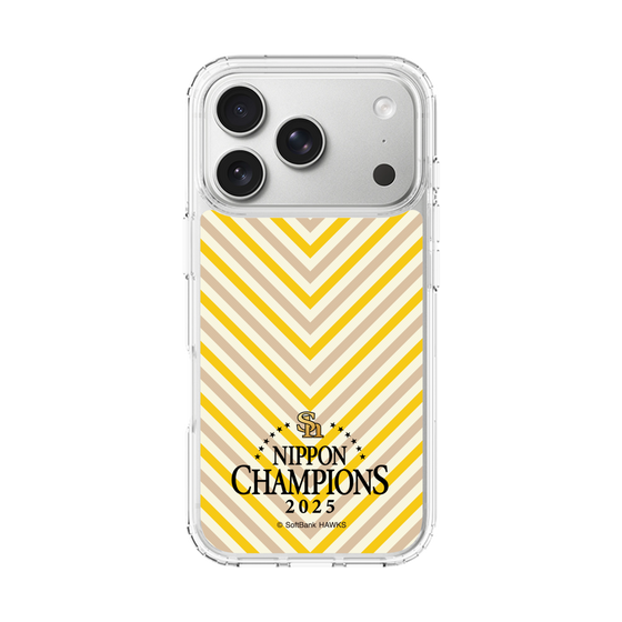 スリムプロテクションケース［ 福岡ソフトバンクホークス - NIPPON CHAMPIONS 2025 ロゴ - パターン ］