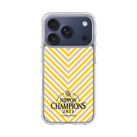 スリムプロテクションケース［ 福岡ソフトバンクホークス - NIPPON CHAMPIONS 2025 ロゴ - パターン ］
