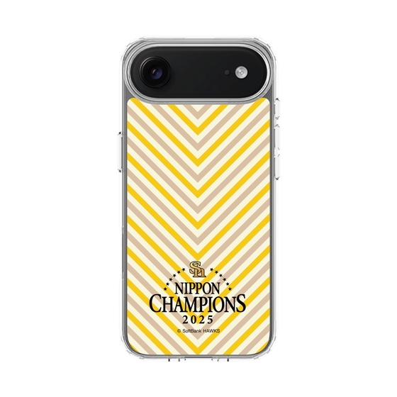 スリムプロテクションケース［ 福岡ソフトバンクホークス - NIPPON CHAMPIONS 2025 ロゴ - パターン ］