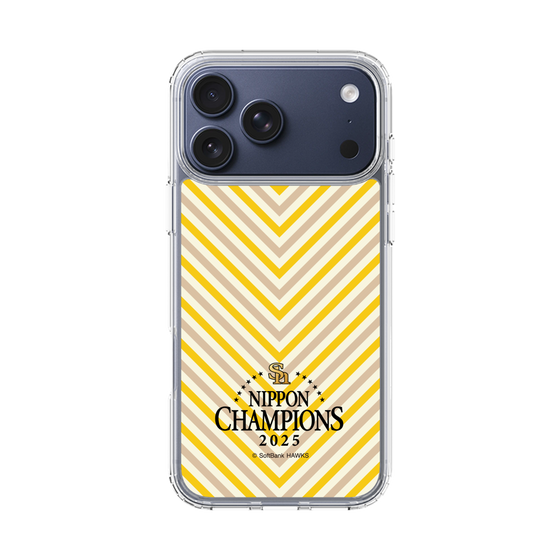 スリムプロテクションケース［ 福岡ソフトバンクホークス - NIPPON CHAMPIONS 2025 ロゴ - パターン ］