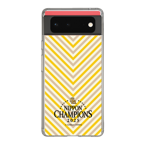 スリムプロテクションケース［ 福岡ソフトバンクホークス - NIPPON CHAMPIONS 2025 ロゴ - パターン ］