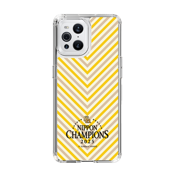 スリムプロテクションケース［ 福岡ソフトバンクホークス - NIPPON CHAMPIONS 2025 ロゴ - パターン ］