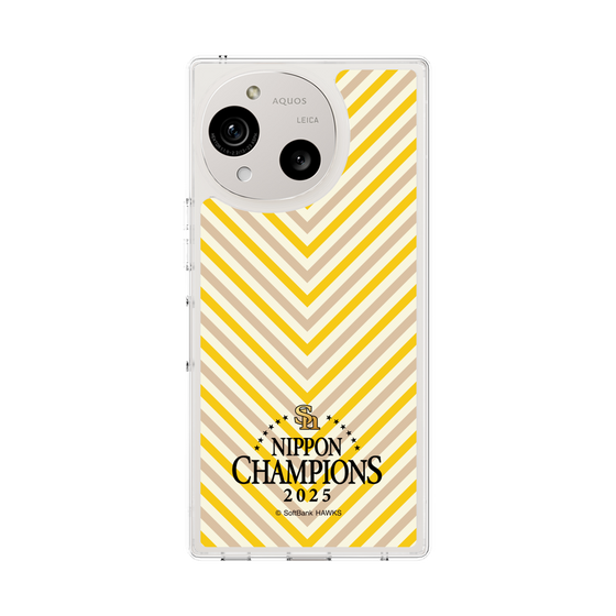 スリムプロテクションケース［ 福岡ソフトバンクホークス - NIPPON CHAMPIONS 2025 ロゴ - パターン ］