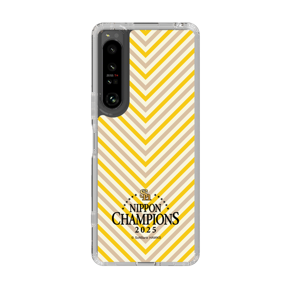 スリムプロテクションケース［ 福岡ソフトバンクホークス - NIPPON CHAMPIONS 2025 ロゴ - パターン ］