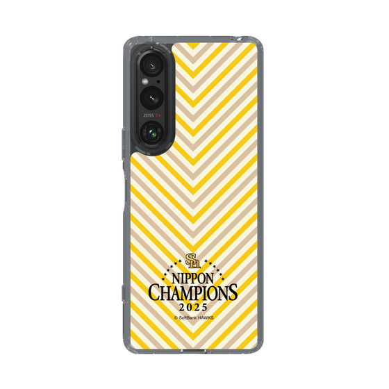 スリムプロテクションケース［ 福岡ソフトバンクホークス - NIPPON CHAMPIONS 2025 ロゴ - パターン ］