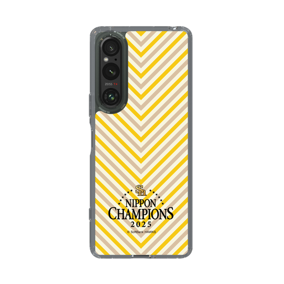 スリムプロテクションケース［ 福岡ソフトバンクホークス - NIPPON CHAMPIONS 2025 ロゴ - パターン ］