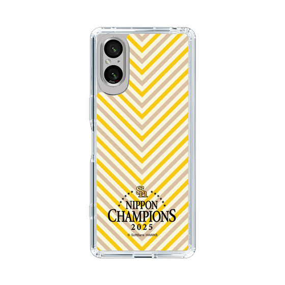 スリムプロテクションケース［ 福岡ソフトバンクホークス - NIPPON CHAMPIONS 2025 ロゴ - パターン ］