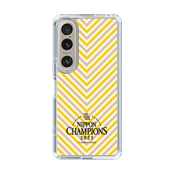 スリムプロテクションケース［ 福岡ソフトバンクホークス - NIPPON CHAMPIONS 2025 ロゴ - パターン ］