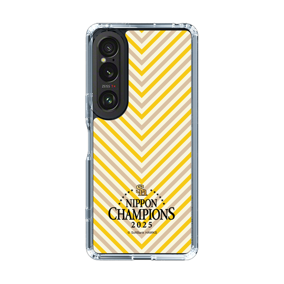 スリムプロテクションケース［ 福岡ソフトバンクホークス - NIPPON CHAMPIONS 2025 ロゴ - パターン ］