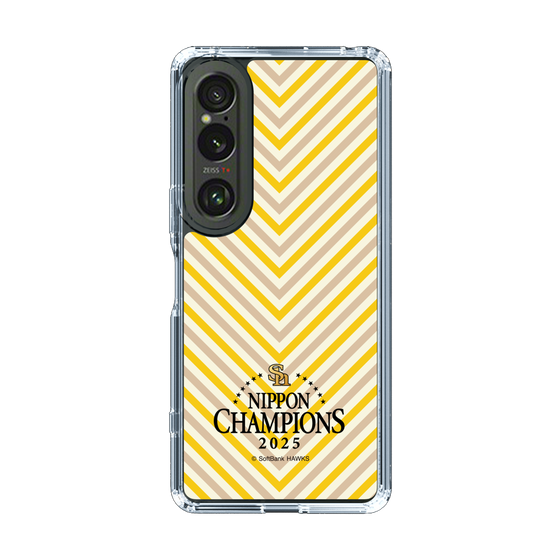 スリムプロテクションケース［ 福岡ソフトバンクホークス - NIPPON CHAMPIONS 2025 ロゴ - パターン ］