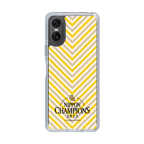 スリムプロテクションケース［ 福岡ソフトバンクホークス - NIPPON CHAMPIONS 2025 ロゴ - パターン ］