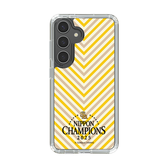 スリムプロテクションケース［ 福岡ソフトバンクホークス - NIPPON CHAMPIONS 2025 ロゴ - パターン ］