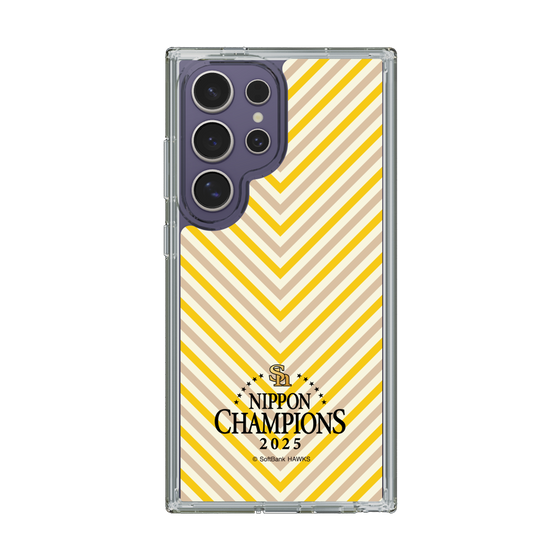 スリムプロテクションケース［ 福岡ソフトバンクホークス - NIPPON CHAMPIONS 2025 ロゴ - パターン ］