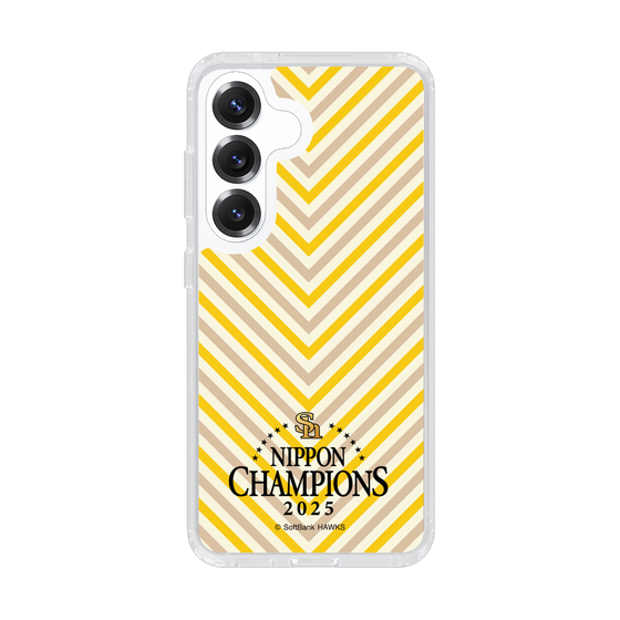 スリムプロテクションケース［ 福岡ソフトバンクホークス - NIPPON CHAMPIONS 2025 ロゴ - パターン ］