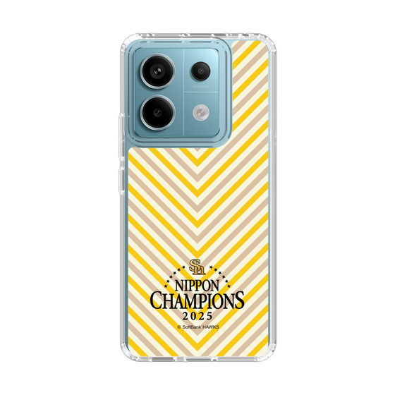 スリムプロテクションケース［ 福岡ソフトバンクホークス - NIPPON CHAMPIONS 2025 ロゴ - パターン ］