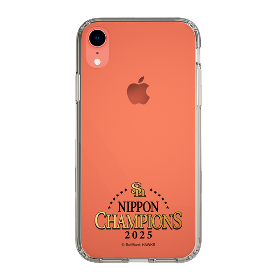 スリムプロテクションケース［ 福岡ソフトバンクホークス - NIPPON CHAMPIONS 2025 ロゴ - クリア ］