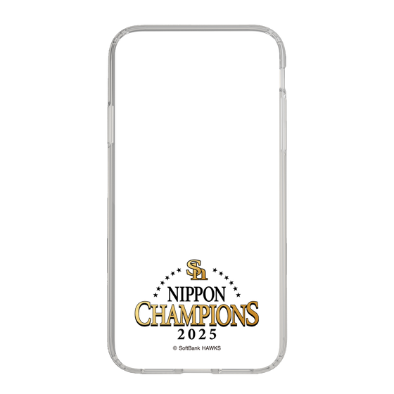 スリムプロテクションケース［ 福岡ソフトバンクホークス - NIPPON CHAMPIONS 2025 ロゴ - クリア ］