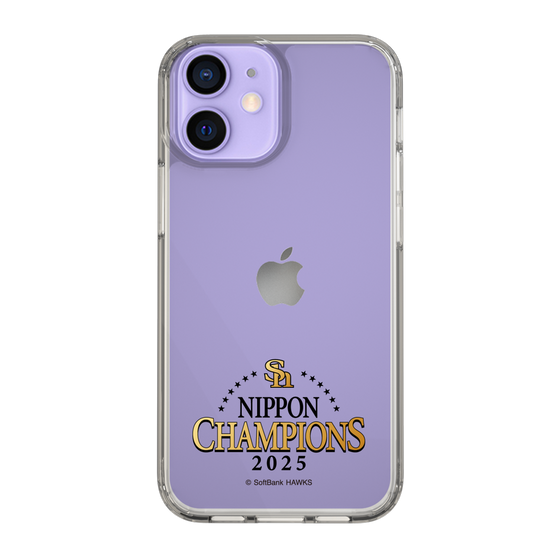 スリムプロテクションケース［ 福岡ソフトバンクホークス - NIPPON CHAMPIONS 2025 ロゴ - クリア ］