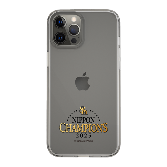 スリムプロテクションケース［ 福岡ソフトバンクホークス - NIPPON CHAMPIONS 2025 ロゴ - クリア ］