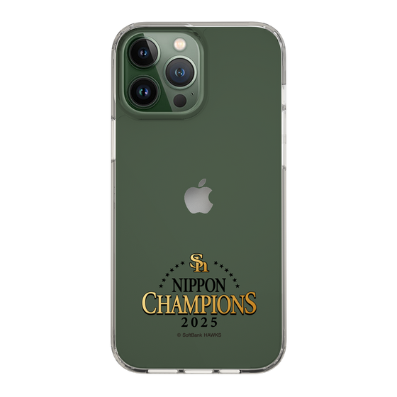スリムプロテクションケース［ 福岡ソフトバンクホークス - NIPPON CHAMPIONS 2025 ロゴ - クリア ］