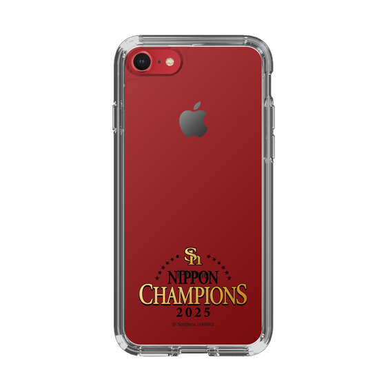 スリムプロテクションケース［ 福岡ソフトバンクホークス - NIPPON CHAMPIONS 2025 ロゴ - クリア ］