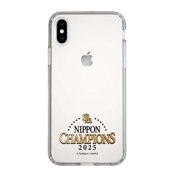 スリムプロテクションケース［ 福岡ソフトバンクホークス - NIPPON CHAMPIONS 2025 ロゴ - クリア ］