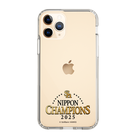 スリムプロテクションケース［ 福岡ソフトバンクホークス - NIPPON CHAMPIONS 2025 ロゴ - クリア ］