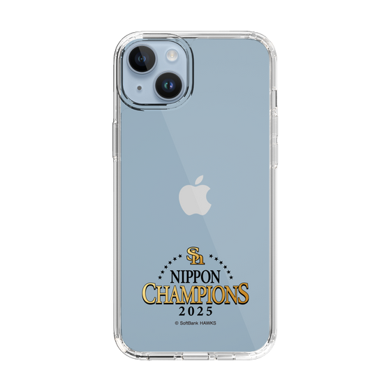 スリムプロテクションケース［ 福岡ソフトバンクホークス - NIPPON CHAMPIONS 2025 ロゴ - クリア ］