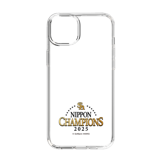 スリムプロテクションケース［ 福岡ソフトバンクホークス - NIPPON CHAMPIONS 2025 ロゴ - クリア ］