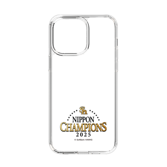 スリムプロテクションケース［ 福岡ソフトバンクホークス - NIPPON CHAMPIONS 2025 ロゴ - クリア ］