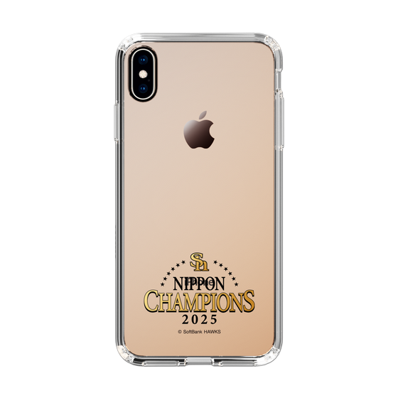 スリムプロテクションケース［ 福岡ソフトバンクホークス - NIPPON CHAMPIONS 2025 ロゴ - クリア ］