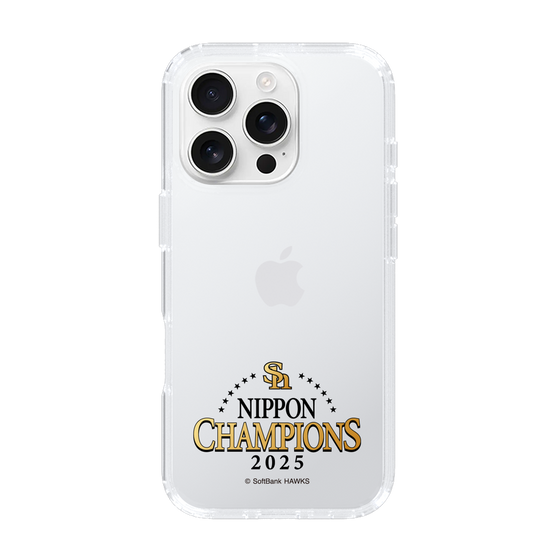 スリムプロテクションケース［ 福岡ソフトバンクホークス - NIPPON CHAMPIONS 2025 ロゴ - クリア ］