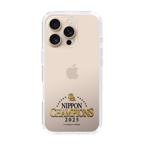 スリムプロテクションケース［ 福岡ソフトバンクホークス - NIPPON CHAMPIONS 2025 ロゴ - クリア ］
