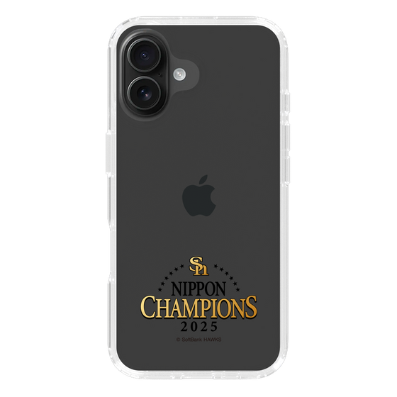 スリムプロテクションケース［ 福岡ソフトバンクホークス - NIPPON CHAMPIONS 2025 ロゴ - クリア ］
