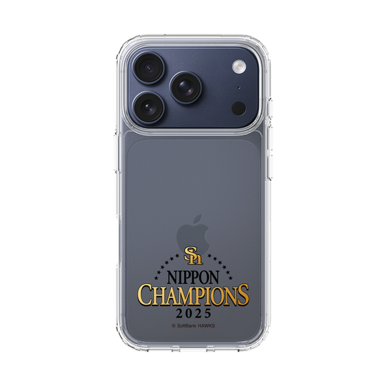スリムプロテクションケース［ 福岡ソフトバンクホークス - NIPPON CHAMPIONS 2025 ロゴ - クリア ］