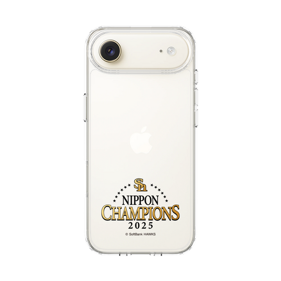 スリムプロテクションケース［ 福岡ソフトバンクホークス - NIPPON CHAMPIONS 2025 ロゴ - クリア ］