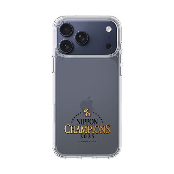 スリムプロテクションケース［ 福岡ソフトバンクホークス - NIPPON CHAMPIONS 2025 ロゴ - クリア ］