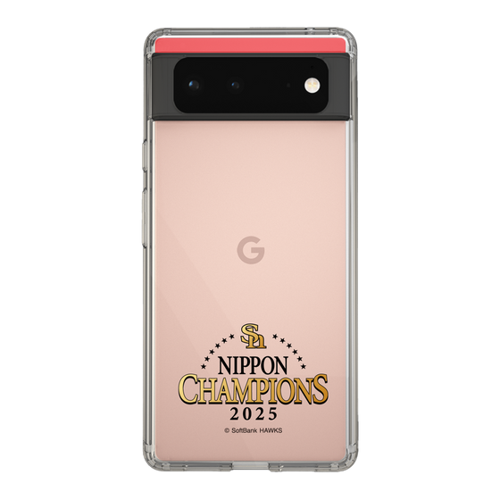 スリムプロテクションケース［ 福岡ソフトバンクホークス - NIPPON CHAMPIONS 2025 ロゴ - クリア ］