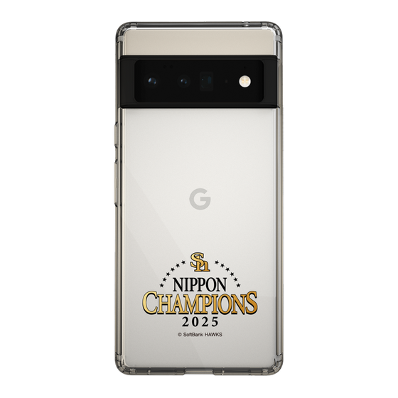 スリムプロテクションケース［ 福岡ソフトバンクホークス - NIPPON CHAMPIONS 2025 ロゴ - クリア ］