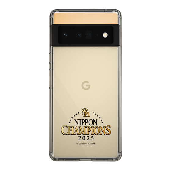 スリムプロテクションケース［ 福岡ソフトバンクホークス - NIPPON CHAMPIONS 2025 ロゴ - クリア ］
