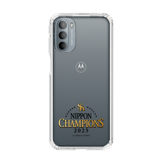 スリムプロテクションケース［ 福岡ソフトバンクホークス - NIPPON CHAMPIONS 2025 ロゴ - クリア ］