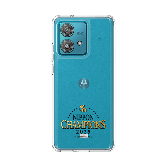 スリムプロテクションケース［ 福岡ソフトバンクホークス - NIPPON CHAMPIONS 2025 ロゴ - クリア ］