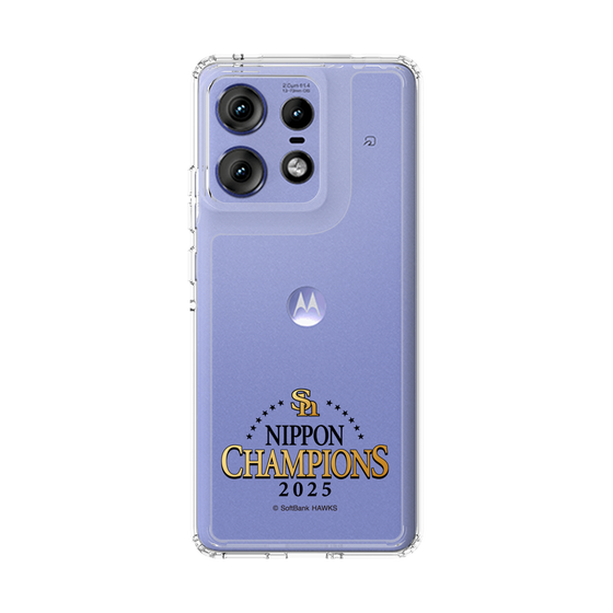 スリムプロテクションケース［ 福岡ソフトバンクホークス - NIPPON CHAMPIONS 2025 ロゴ - クリア ］