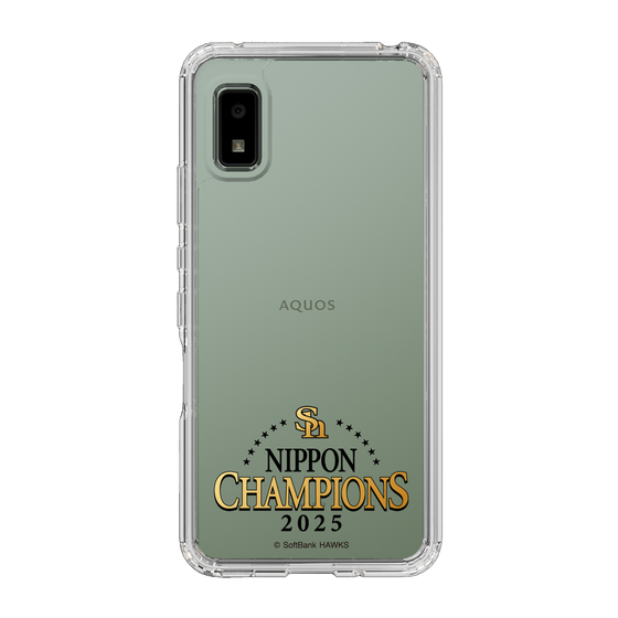 スリムプロテクションケース［ 福岡ソフトバンクホークス - NIPPON CHAMPIONS 2025 ロゴ - クリア ］