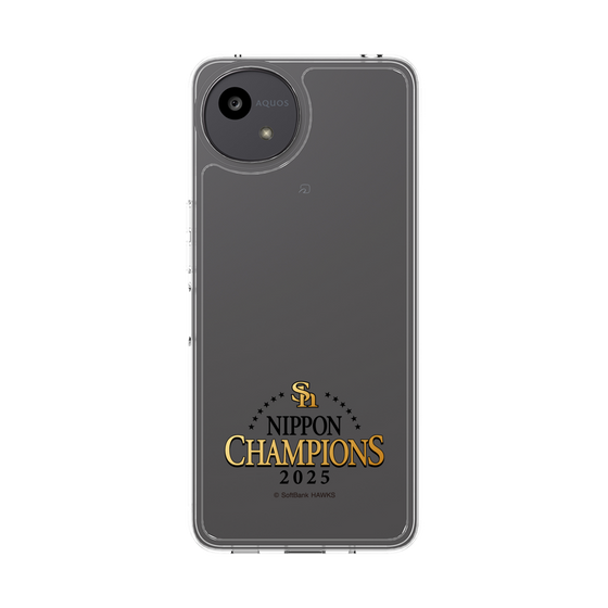 スリムプロテクションケース［ 福岡ソフトバンクホークス - NIPPON CHAMPIONS 2025 ロゴ - クリア ］