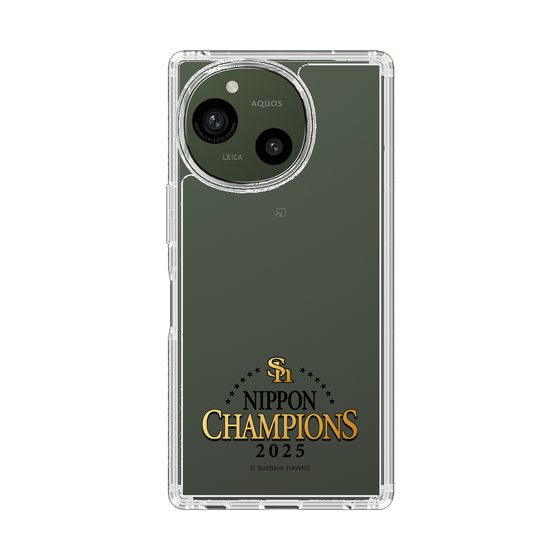スリムプロテクションケース［ 福岡ソフトバンクホークス - NIPPON CHAMPIONS 2025 ロゴ - クリア ］