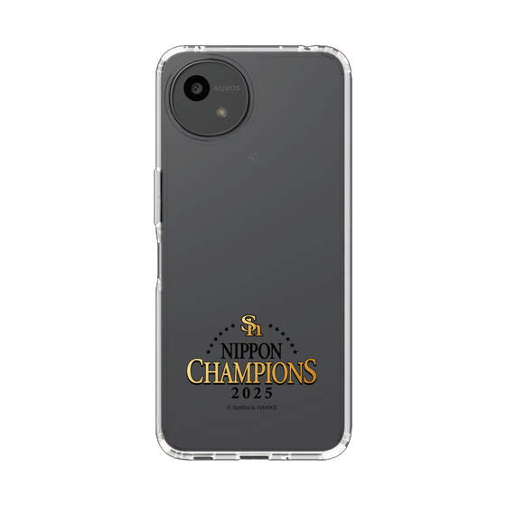 スリムプロテクションケース［ 福岡ソフトバンクホークス - NIPPON CHAMPIONS 2025 ロゴ - クリア ］
